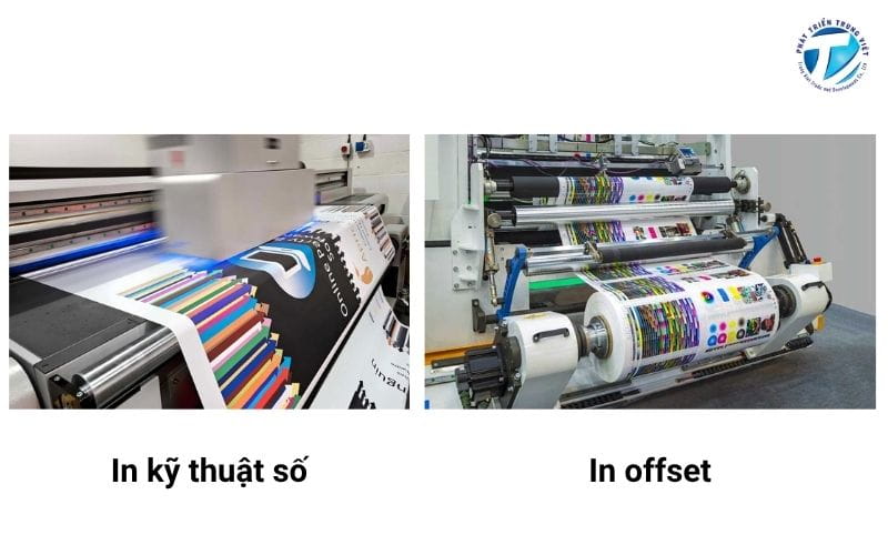 Khác biệt giữa in kỹ thuật số và in offset